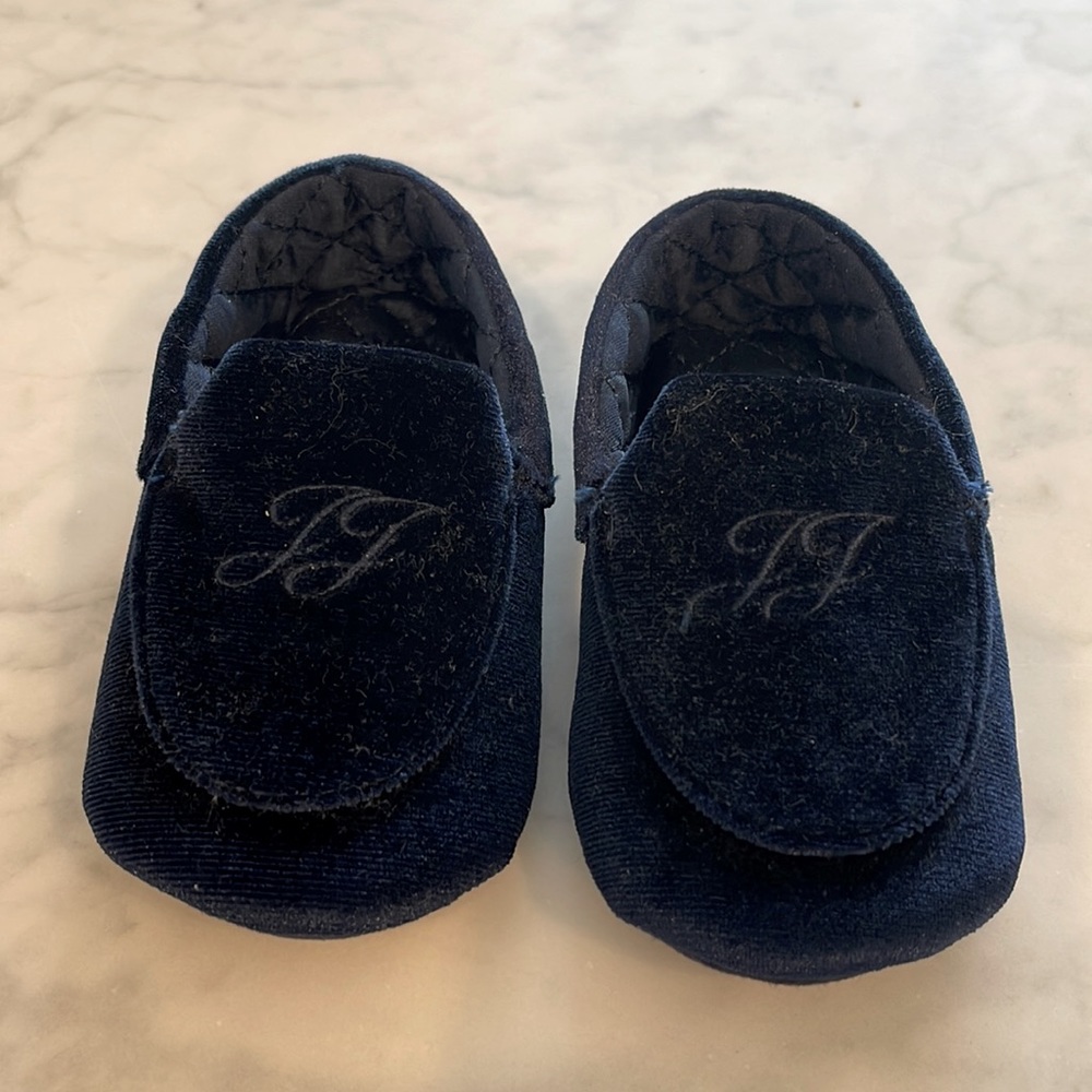 Janie and Jack velvet sleepers